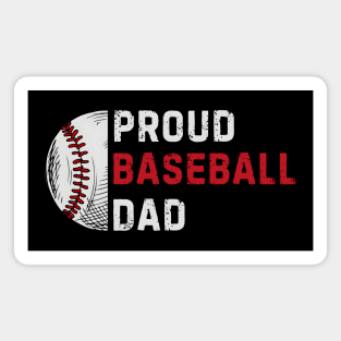 Proud Baseball Dad Magnet